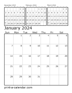 Download 2024 Printable Calendars