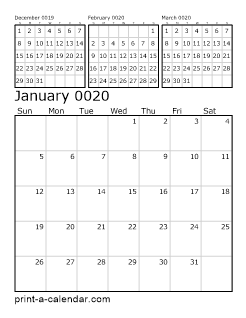 Download 20 Printable Calendars Download 20 Printable Calendars