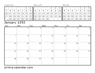 1353 Four Month Overview