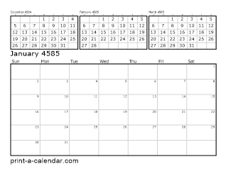 4585 Four Month Overview