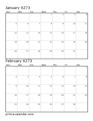 Download 6273 Printable Calendars