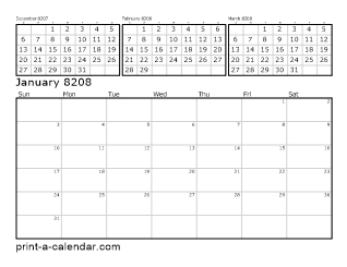 8208 Four Month Overview