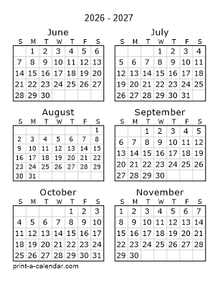 Next Six Months
