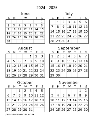 Next Six Months | One page